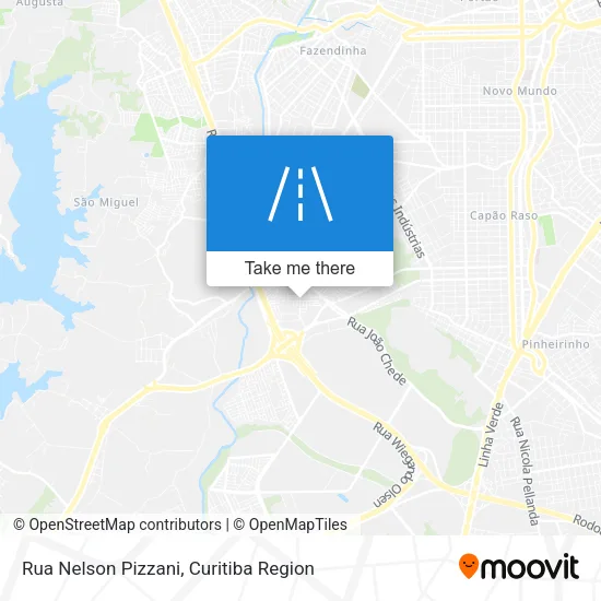 Mapa Rua Nelson Pizzani