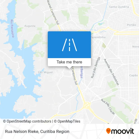 Rua Nelson Rieke map