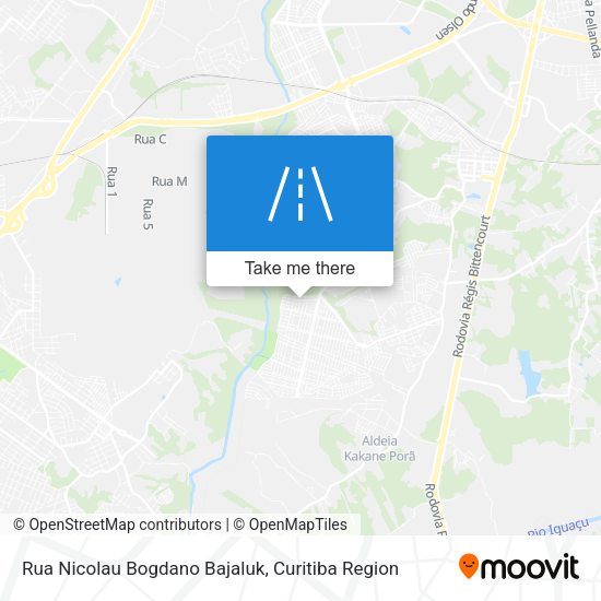 Rua Nicolau Bogdano Bajaluk map