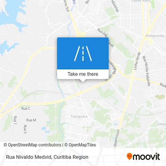 Rua Nivaldo Medvid map