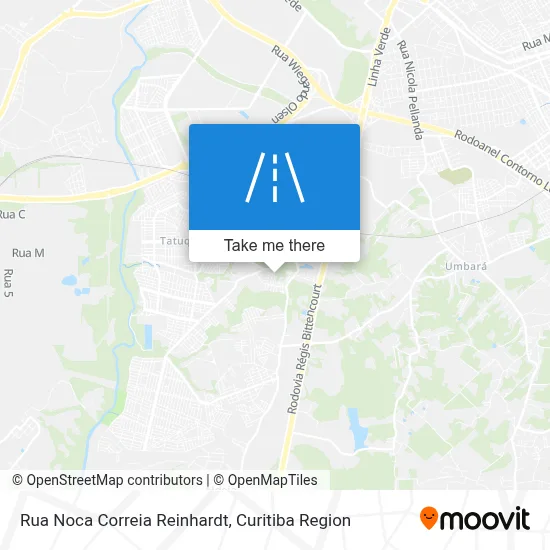 Rua Noca Correia Reinhardt map