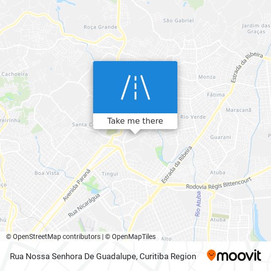 Rua Nossa Senhora De Guadalupe map