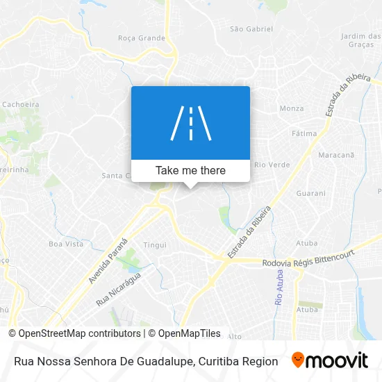 Rua Nossa Senhora De Guadalupe map