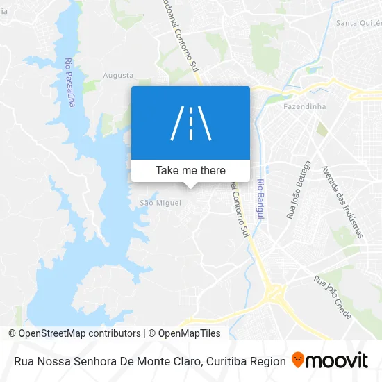 Rua Nossa Senhora De Monte Claro map