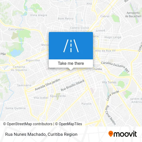 Rua Nunes Machado map