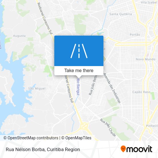 Rua Nélson Borba map