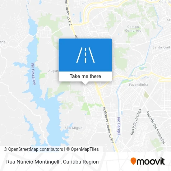 Rua Núncio Montingelli map