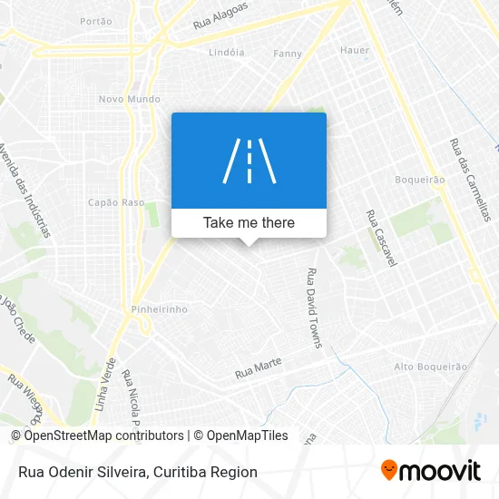 Rua Odenir Silveira map