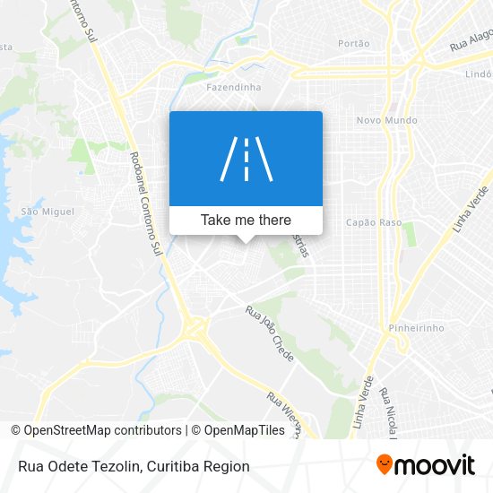 Rua Odete Tezolin map