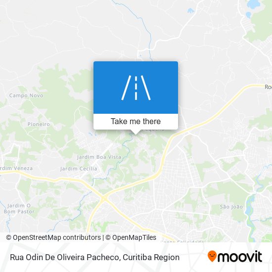 Rua Odin De Oliveira Pacheco map