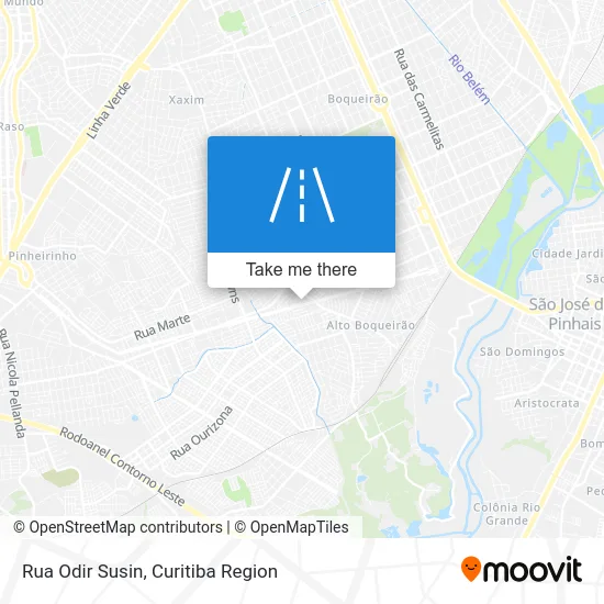Rua Odir Susin map