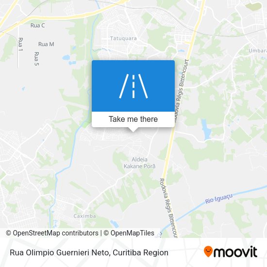 Rua Olimpio Guernieri Neto map