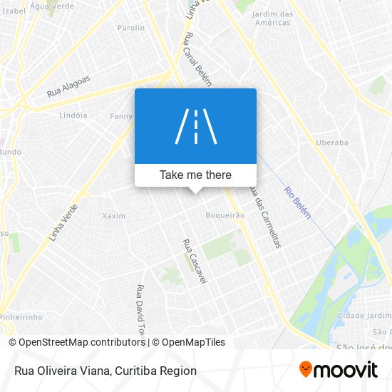 Mapa Rua Oliveira Viana