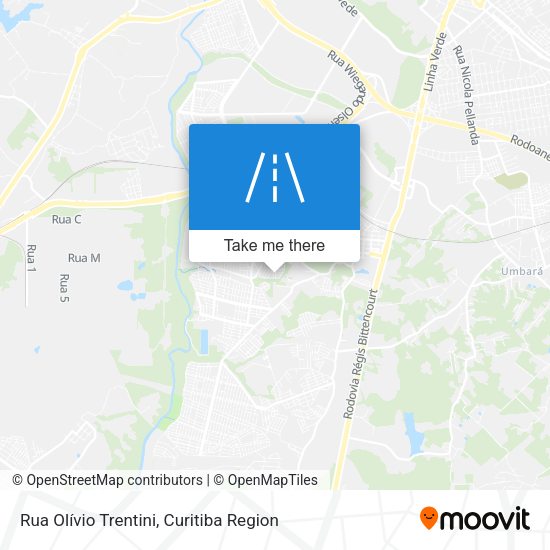 Rua Olívio Trentini map