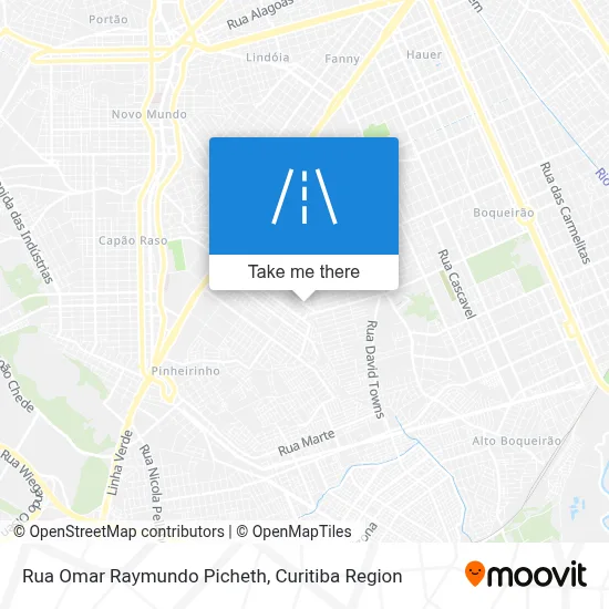 Rua Omar Raymundo Picheth map