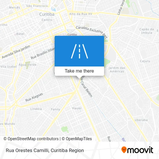 Rua Orestes Camilli map