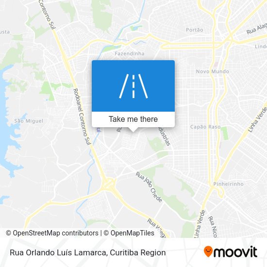Rua Orlando Luís Lamarca map