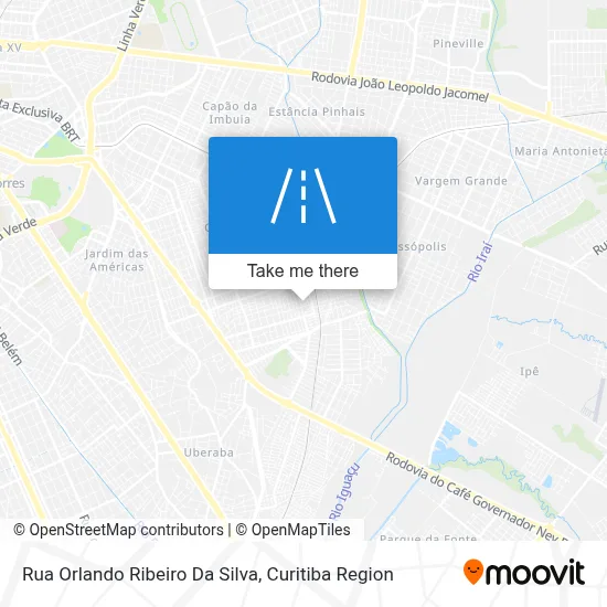 Rua Orlando Ribeiro Da Silva map