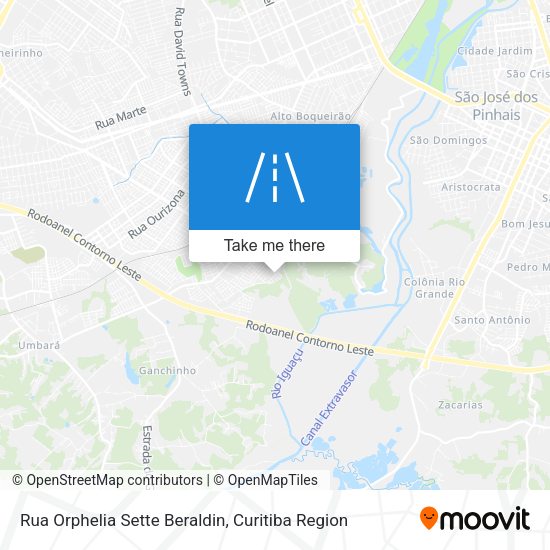 Rua Orphelia Sette Beraldin map