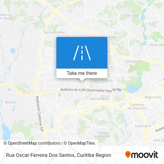 Rua Oscar Ferreira Dos Santos map