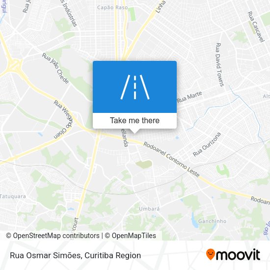 Rua Osmar Simões map