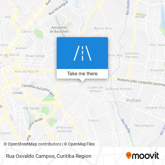 Rua Osvaldo Campos map