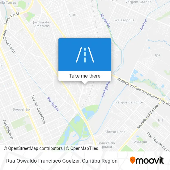 Rua Oswaldo Francisco Goelzer map