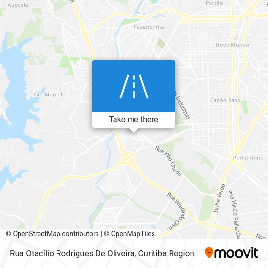 Rua Otacílio Rodrigues De Oliveira map