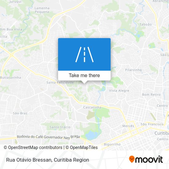 Rua Otávio Bressan map