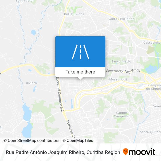 Rua Padre Antônio Joaquim Ribeiro map
