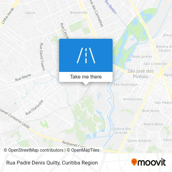 Rua Padre Denis Quilty map