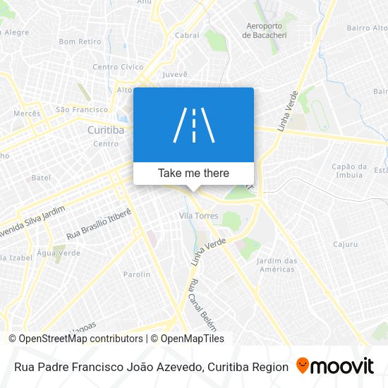Rua Padre Francisco João Azevedo map