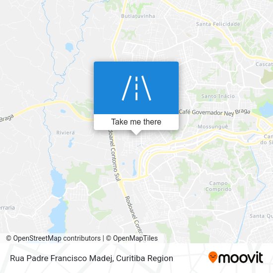 Rua Padre Francisco Madej map