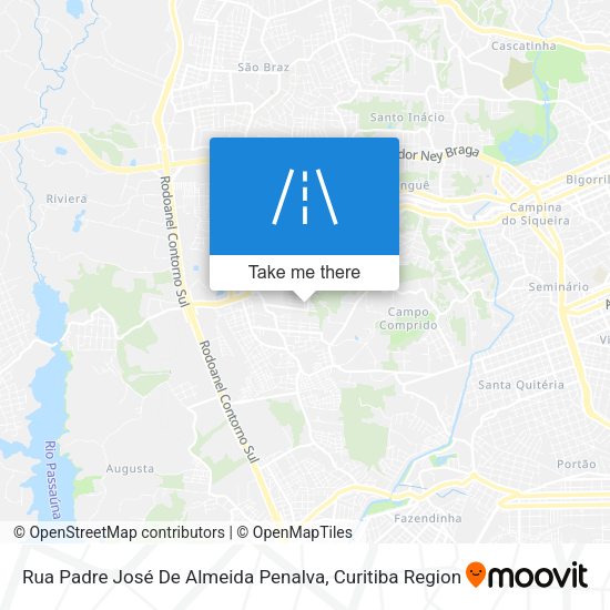 Rua Padre José De Almeida Penalva map
