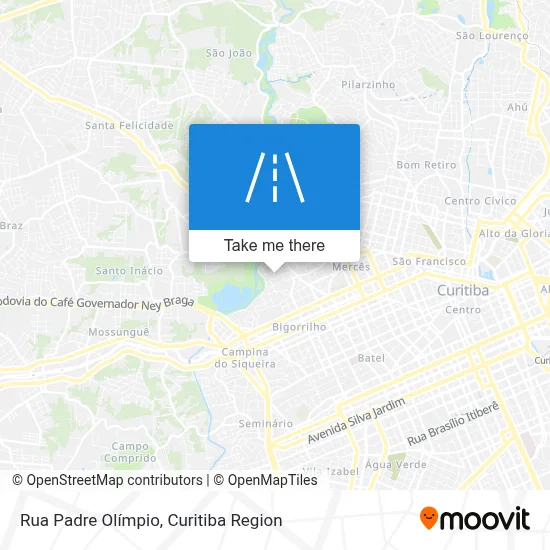 Rua Padre Olímpio map