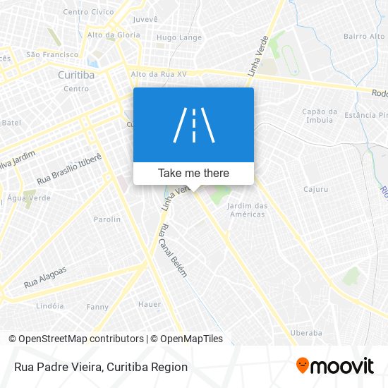 Rua Padre Vieira map