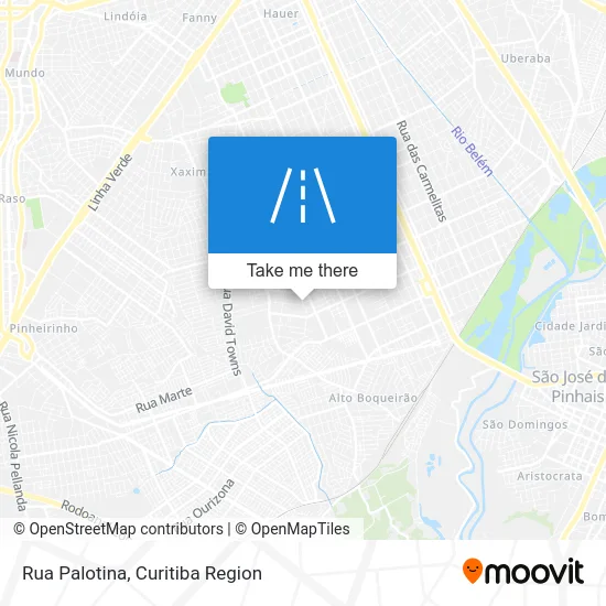 Rua Palotina map