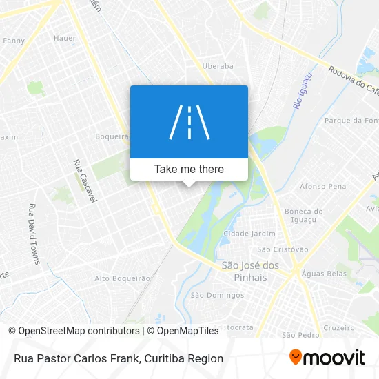 Rua Pastor Carlos Frank map