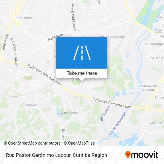 Rua Pastor Gerônimo Lacour map