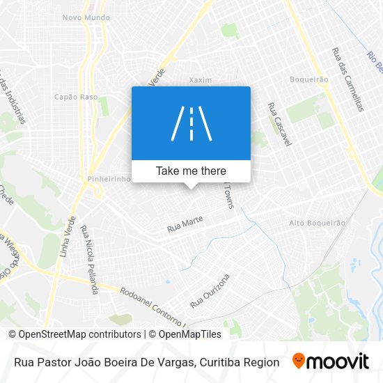 Rua Pastor João Boeira De Vargas map