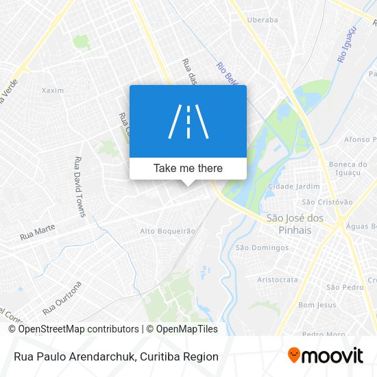 Rua Paulo Arendarchuk map