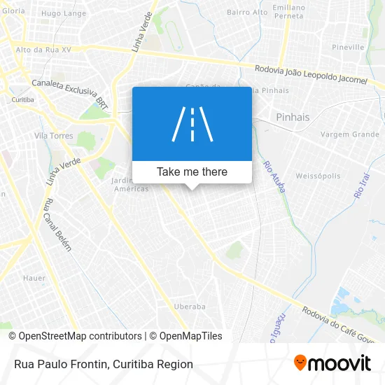Rua Paulo Frontin map