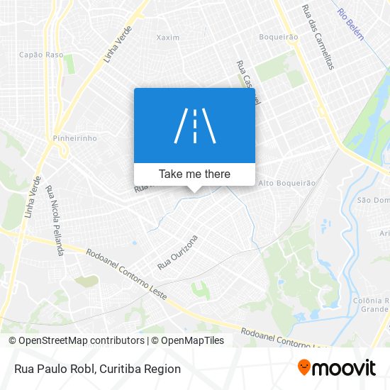 Mapa Rua Paulo Robl