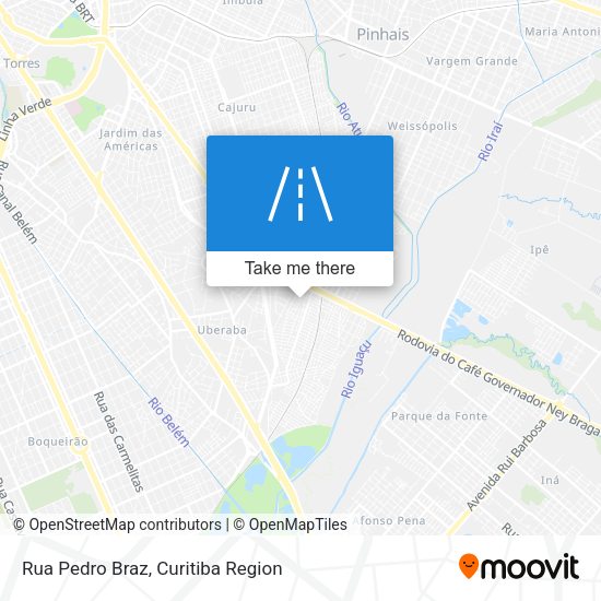 Rua Pedro Braz map