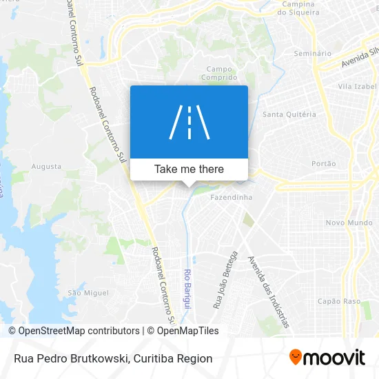 Rua Pedro Brutkowski map