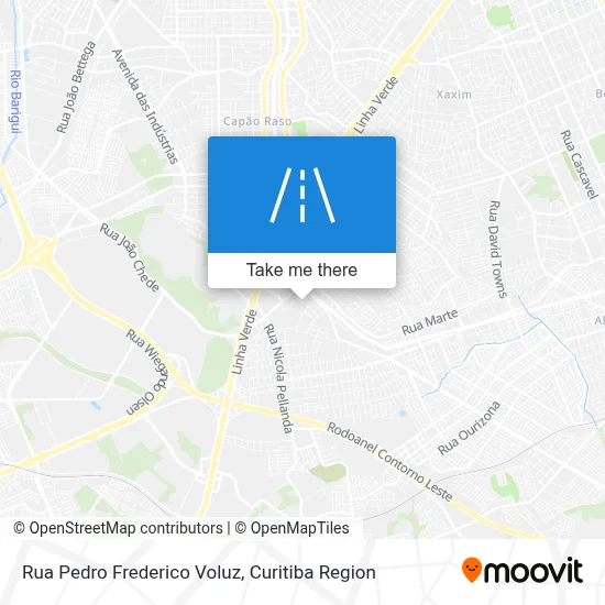 Rua Pedro Frederico Voluz map
