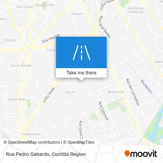 Rua Pedro Gabardo map