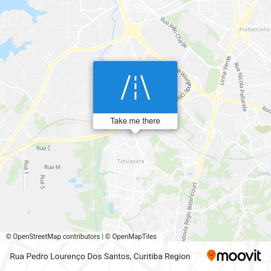 Rua Pedro Lourenço Dos Santos map