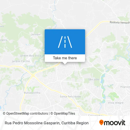 Rua Pedro Mossoline Gasparin map