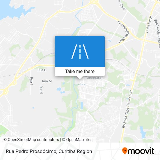 Rua Pedro Prosdócimo map